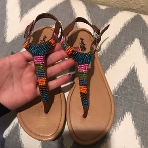Beaded sandals